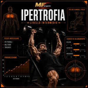 Copertina programma Ipertrofia livello intermedio MFProgram